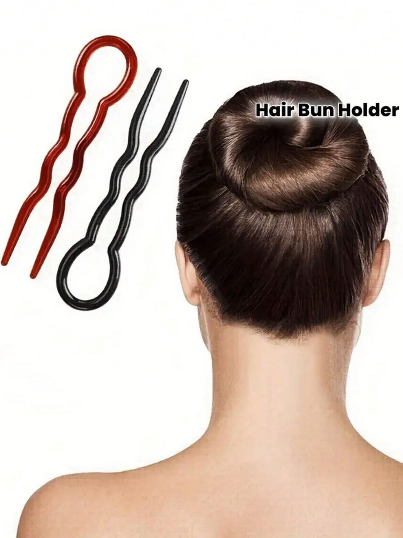 Elegant U-Shaped Hairpins, French Style Hairpin，Durable Plastic Hair Fork Sticks, Versatile Headwear Clips for Women - Ideal for Back to School Accessory, Hair Styling Clips|Minimalist Hairpins|Durable Hairpins, Hair Accessories