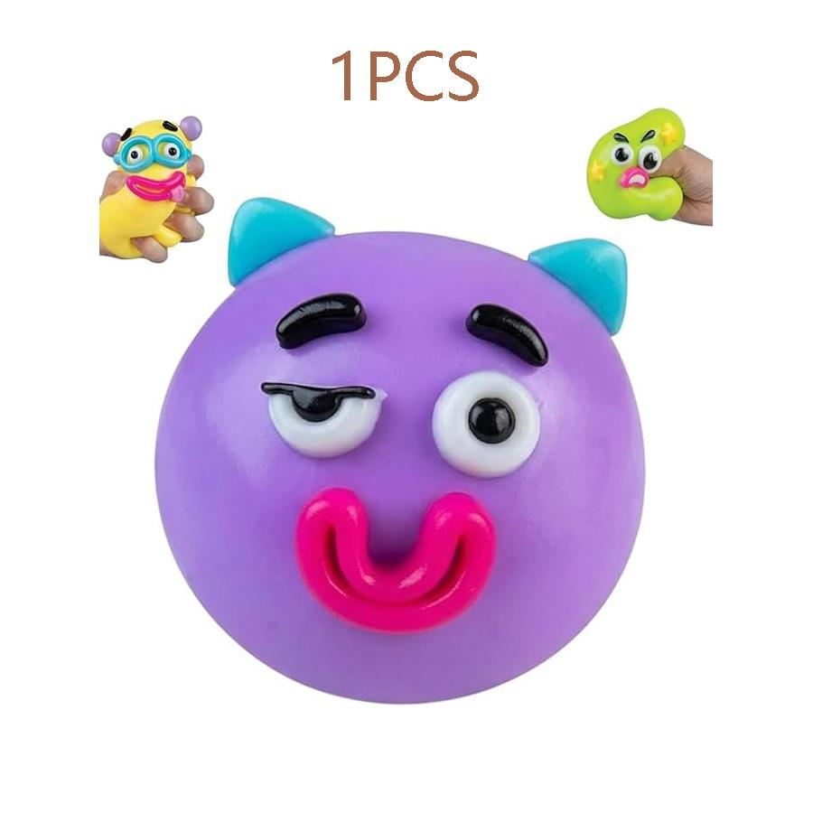 LDSK Smushers Squishy - Curiosities Smushers Dog Face Swap Squishy Soft Moldable Cute Slow Rise Relaxing Sensory Fidget Relief Anxiety Stress Fun with Interchangeable Faces for Tactile Play Fun