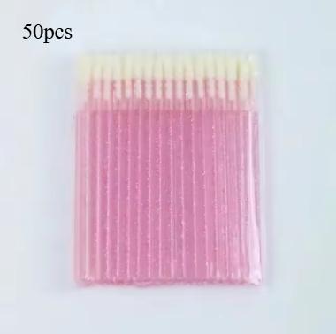 50/100pcs Disposable Lip Lint-Free Applicators, Lipstick Testers Wands, Makeup Lip Brushes, Beauty Tool for Smooth Application