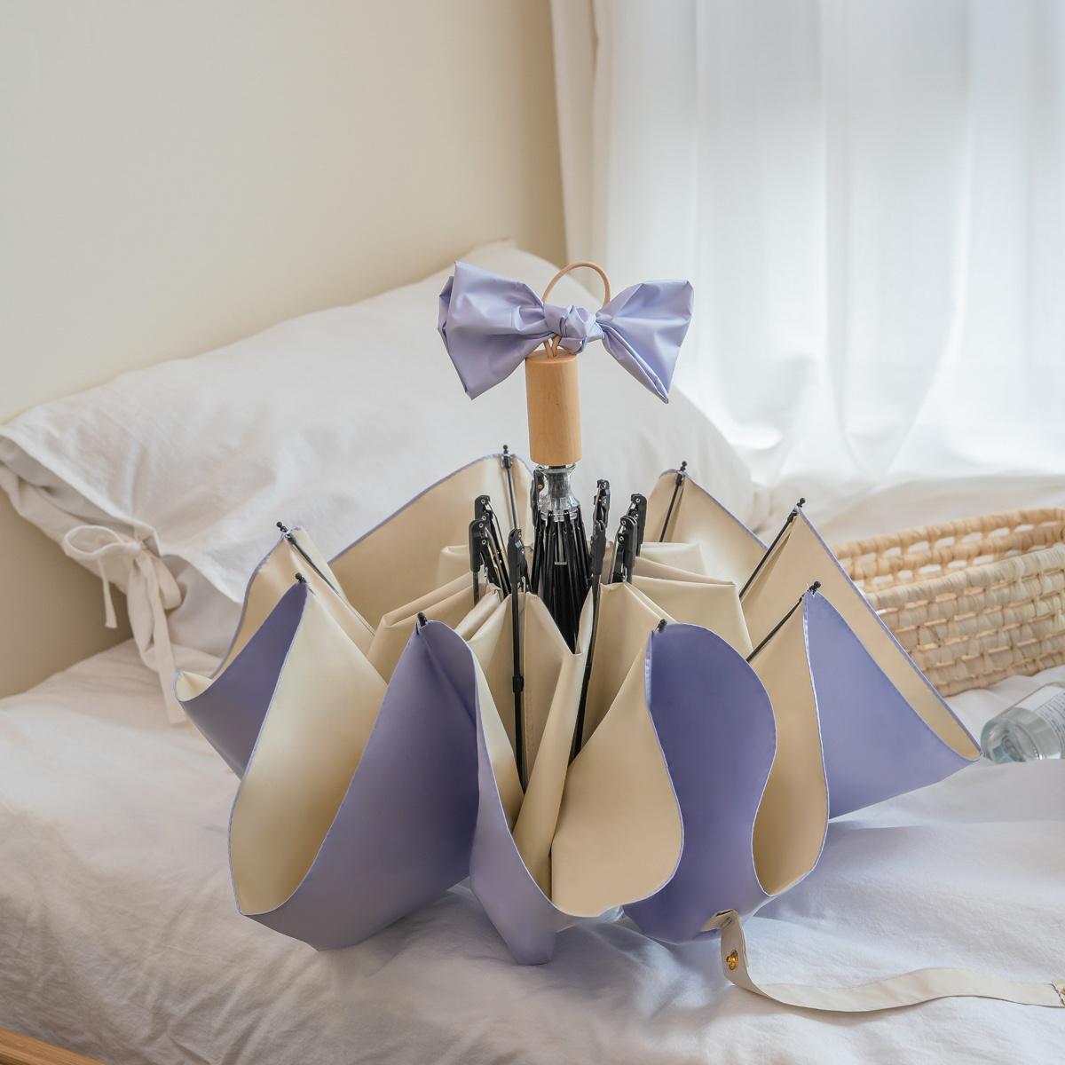 Manual High-Density Colorful Macaron Umbrella, Waterproof Sunscreen, Multiple Colors Available, Suitable for Daily Commute and Photography, Unisex