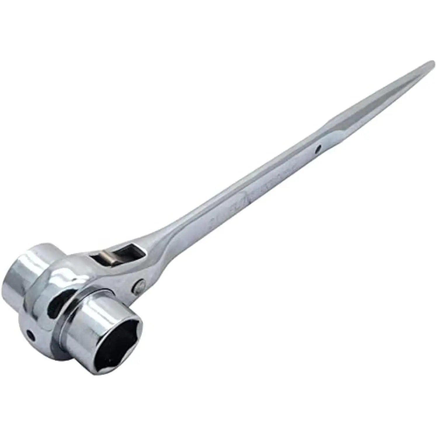Metal 2-Way Ratchet Podger Spanner - Quick Release Ratchet Hand Wrench, 19-21mm Industrial Spanners & Wrenches for Scaffold Work