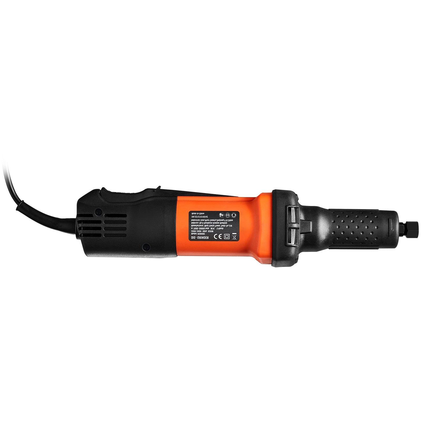 Die Grinder, 1/4" Collet Variable Speed (10000-28000RPM), Heavy Duty Electric, Ergonomic Grip for Rust Removal, Grinding, Cutting, Polishing, Welding Repair, Deburring, with 1/4" & 1/8" Collets