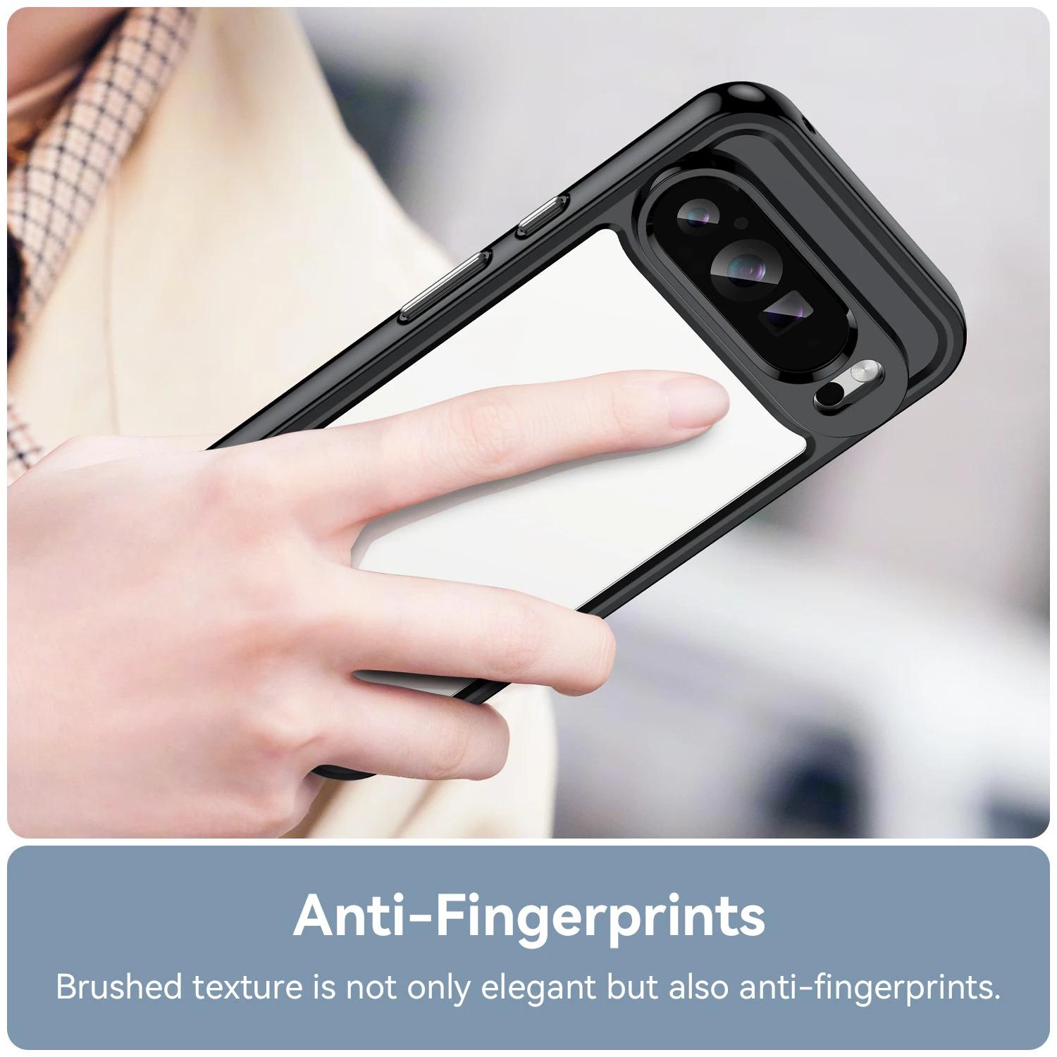 Please Select A Model To Purchase Acrylic Phone Case For Pixel 9 XL 8 7 Pro 8A 7A Cover Transparent Back Plate Drop Protection