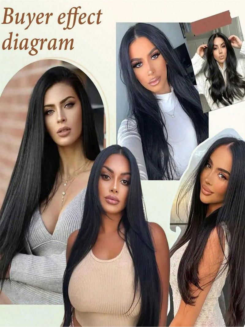 Super Long Straight Hair Extensions for Women, 30 Inch Clip-In Hairpieces, Invisible Instant Styling, Perfect for Cosplay and Daily Use Super Long Straight Hair Extensions for Women, 30 Inch Clip-In Hairpieces, Invisible Instant Styling, Perfect for Cosplay and Daily Use
