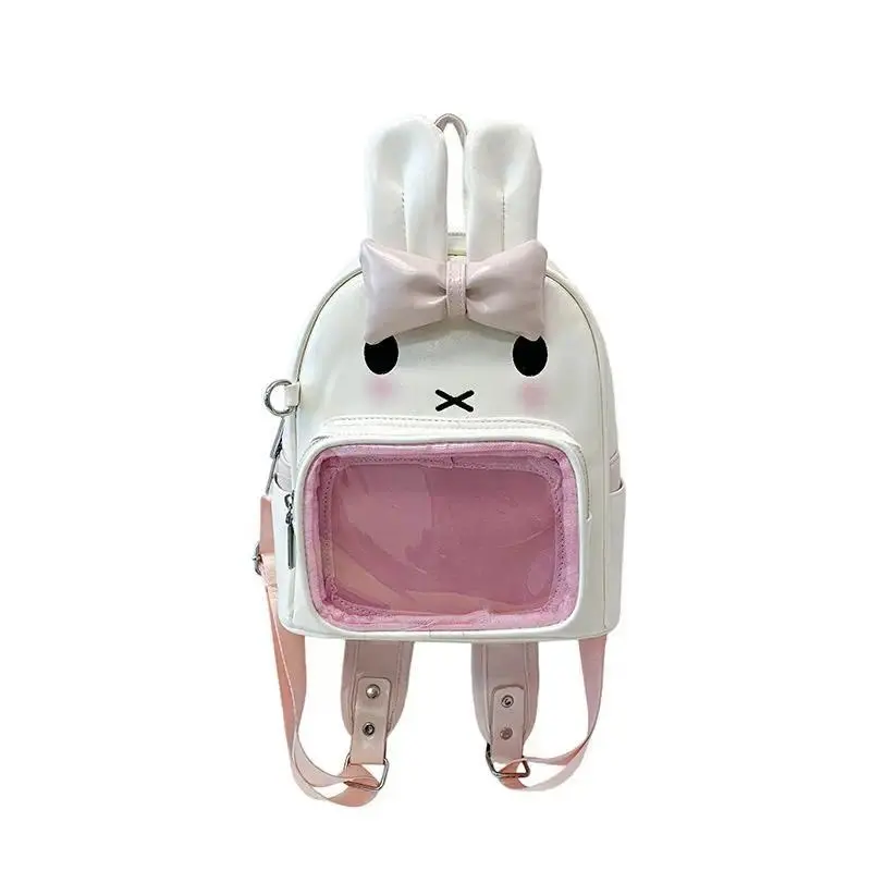 Cartoon Kawaii Pain Bag Sweet Student School Bag Go Out Travel Backpack One Shoulder Storage Fashion Good Looks New Style Miffy