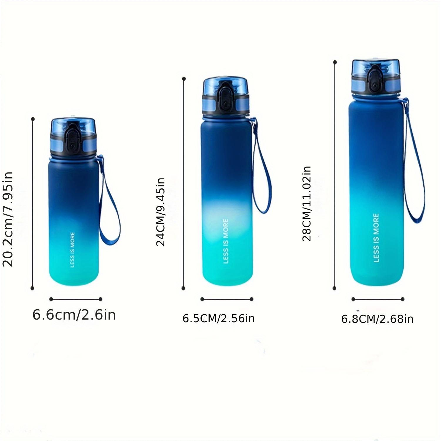 Sport Water Bottle for Men Women Students Fitness Gradient Color High Capacity Leakproof Water Bottles BPA Free Portable Drinkware Travel Gym Teacup
