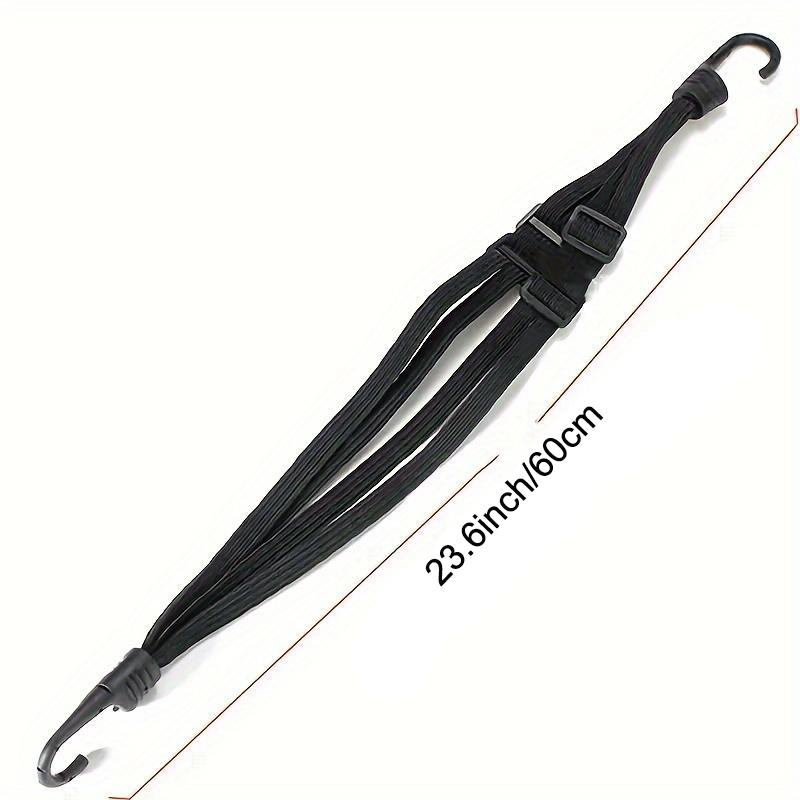 A multi-functional binding strap, motorcycle helmet binding strap, adjustable elastic elastic rope, hand-held electric bike net pocket tension rope hook, bicycle rear seat binding strap, suitable for outdoor travel and camping