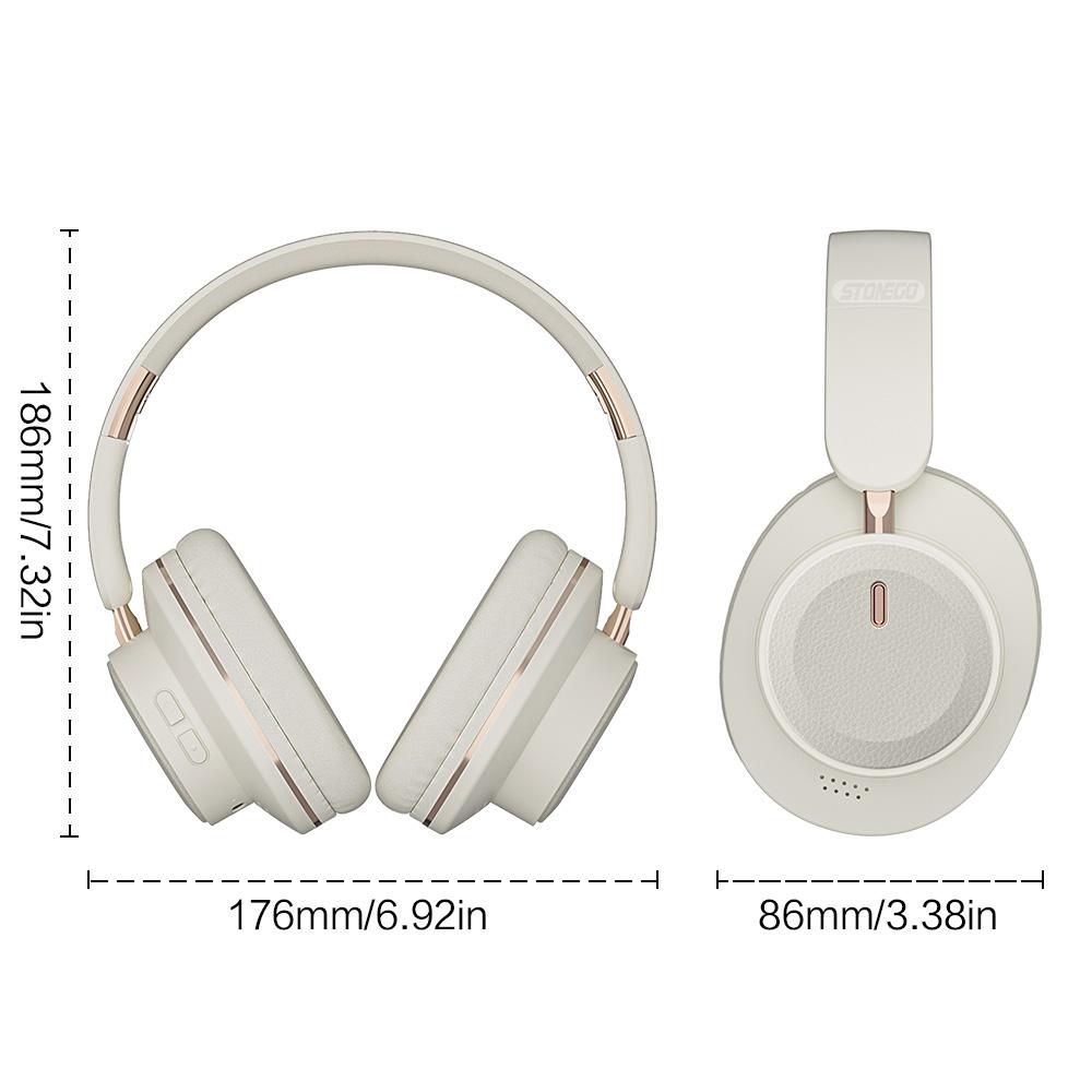 Foldable Wireless Headphones, Immersive Stereo Sound, Bass Boost, Four Color Options, Lightweight Comfort Fit, Long Battery Life