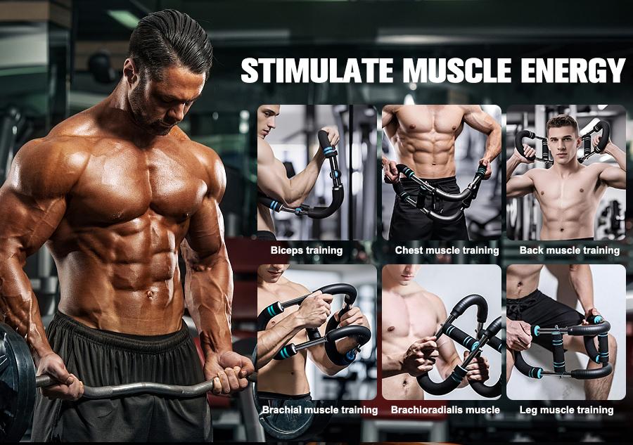 RELIFE SPORTS Adjustable Chest & Arm Trainer | 90-150Ibs Weight | Portable Home Gym Equipment | Strengthen Muscles for Men's Workout | Men's Workout Muscles Strengthen SpringStatements