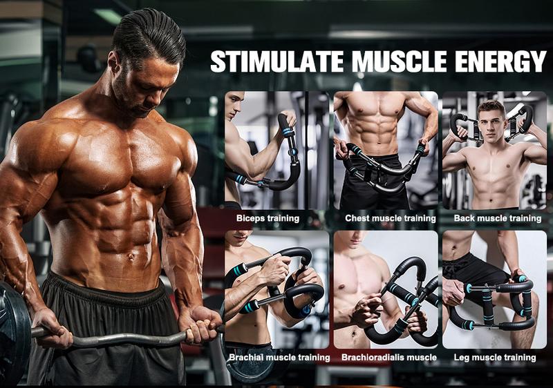 RELIFE SPORTS Adjustable Chest & Arm Trainer | 90-150Ibs Weight | Portable Home Gym Equipment | Strengthen Muscles for Men's Workout | Men's Workout Muscles Strengthen