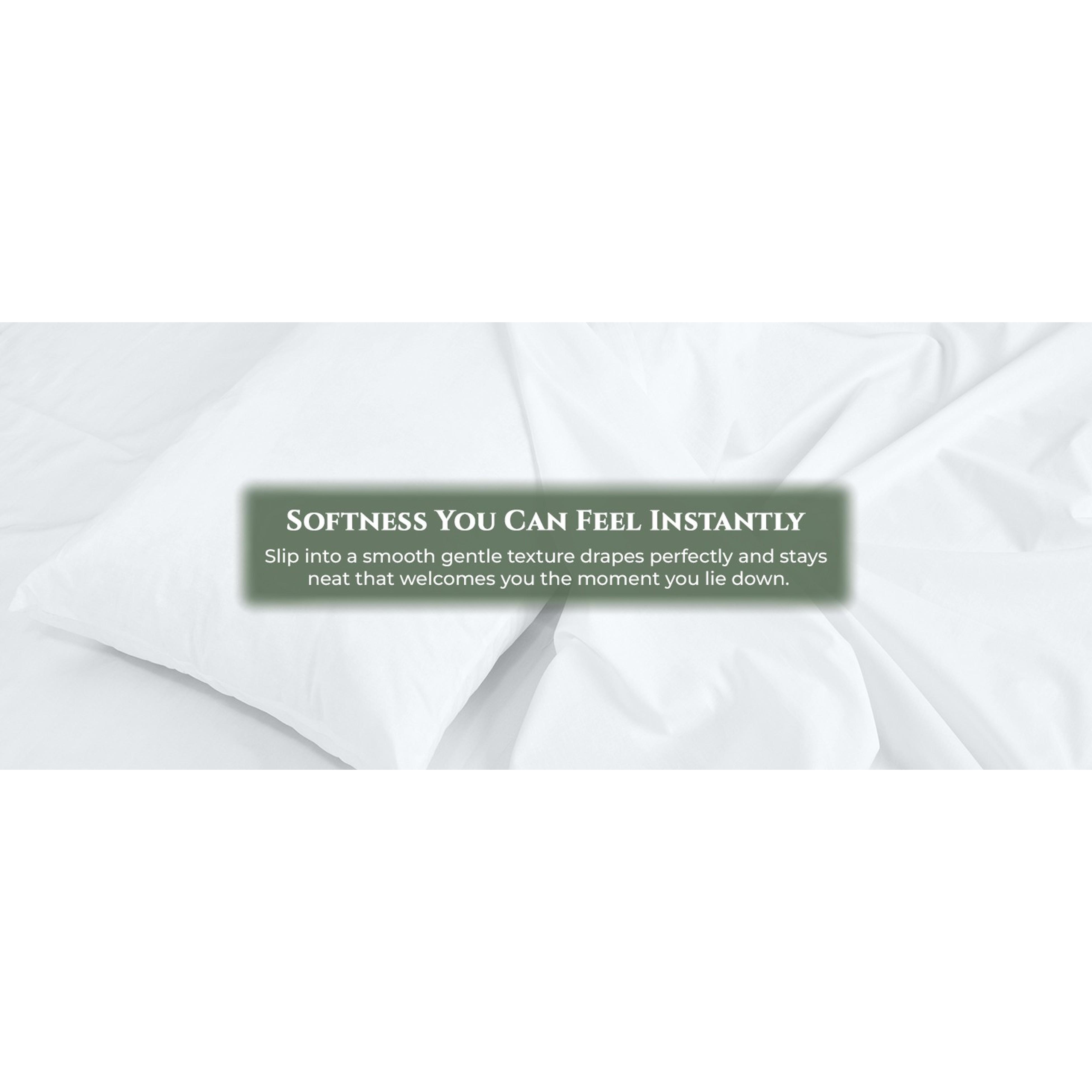 100% Organic Cotton King Size Flat Sheet - Percale Top Sheet - Lightweight & Super Soft White Bed Sheet Only (105" x 102", White)Gift