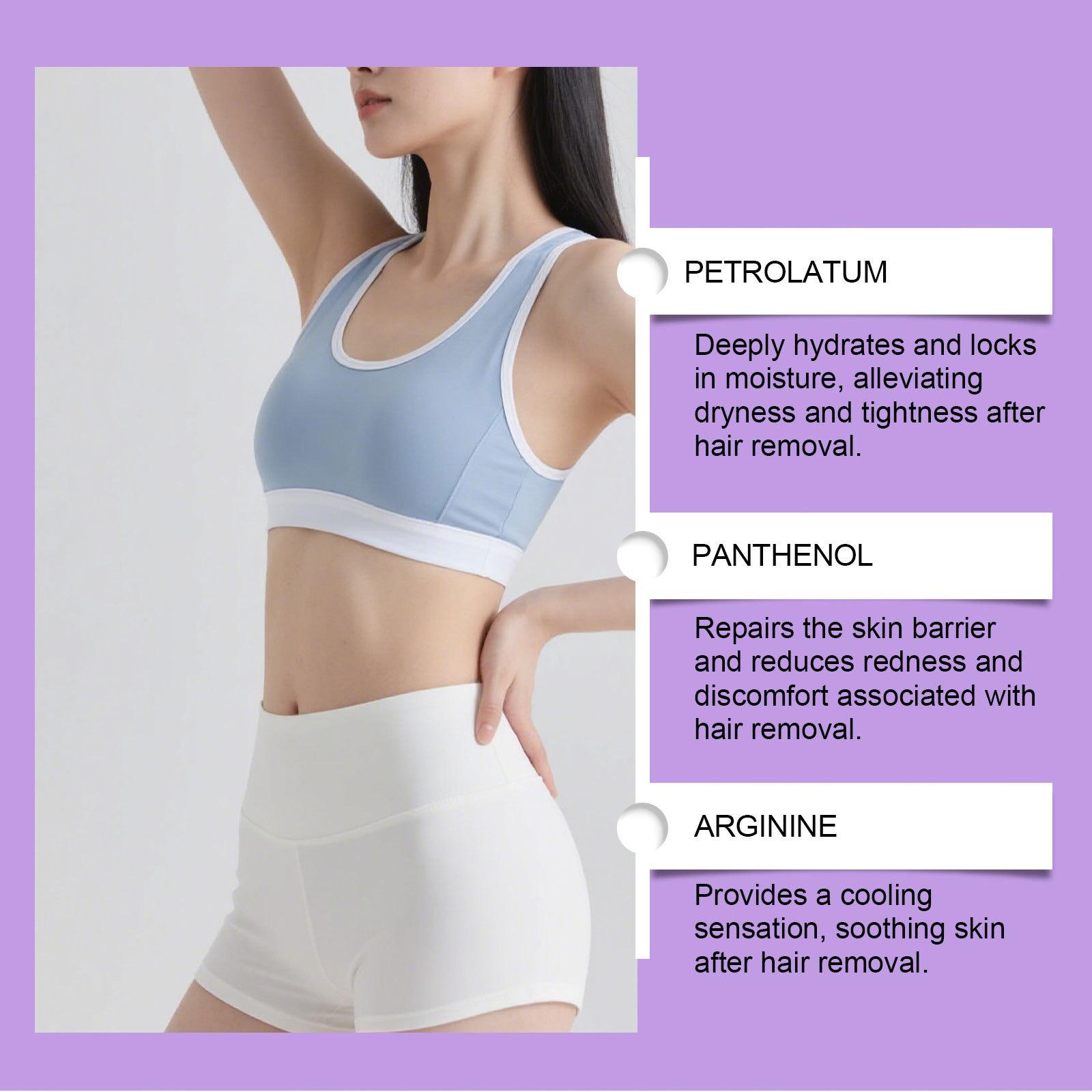 Painless Full Body Hair Removal Kit, Gentle Cleansing and Moisturizing, Fast Hair Removal, Aloe and Hyaluronic Acid, Unisex, Mild Scent