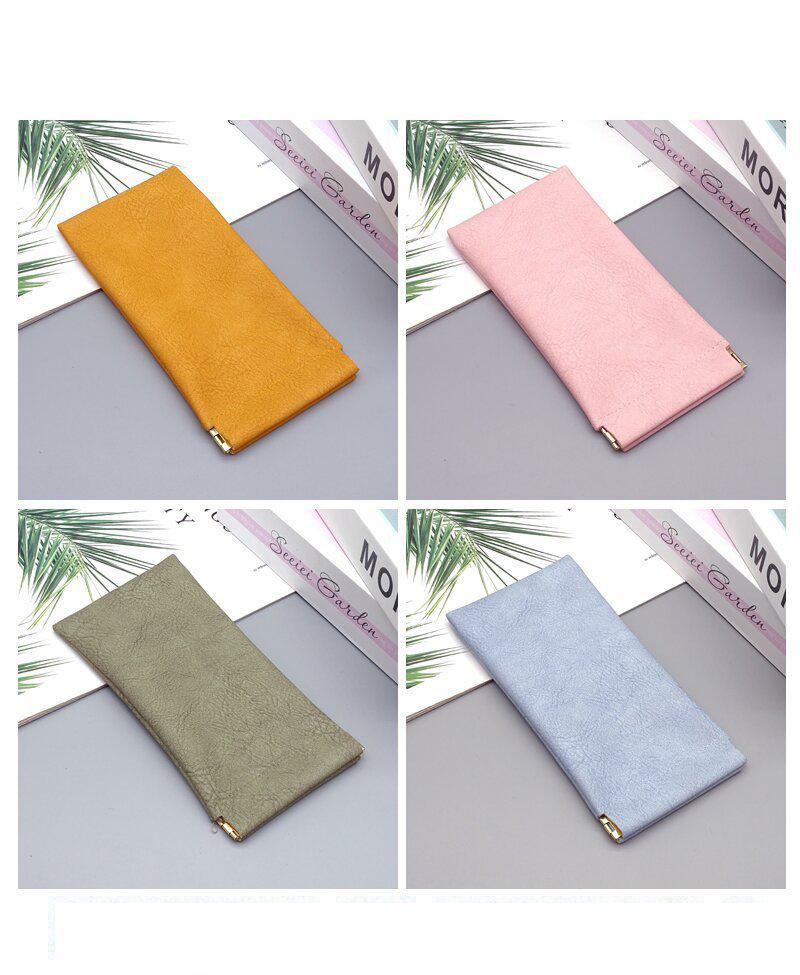Glasses Bag Sunglasses MEN'S AND WOMEN'S Storage Set Elastic Plate Mouth Automatic Closing Glasses Storage Bag
