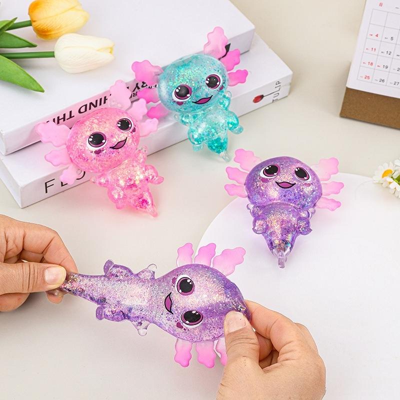 Sequin pinch Le Maltose Color Salamander Fun decompression toy vent pinch tpr force control toy
