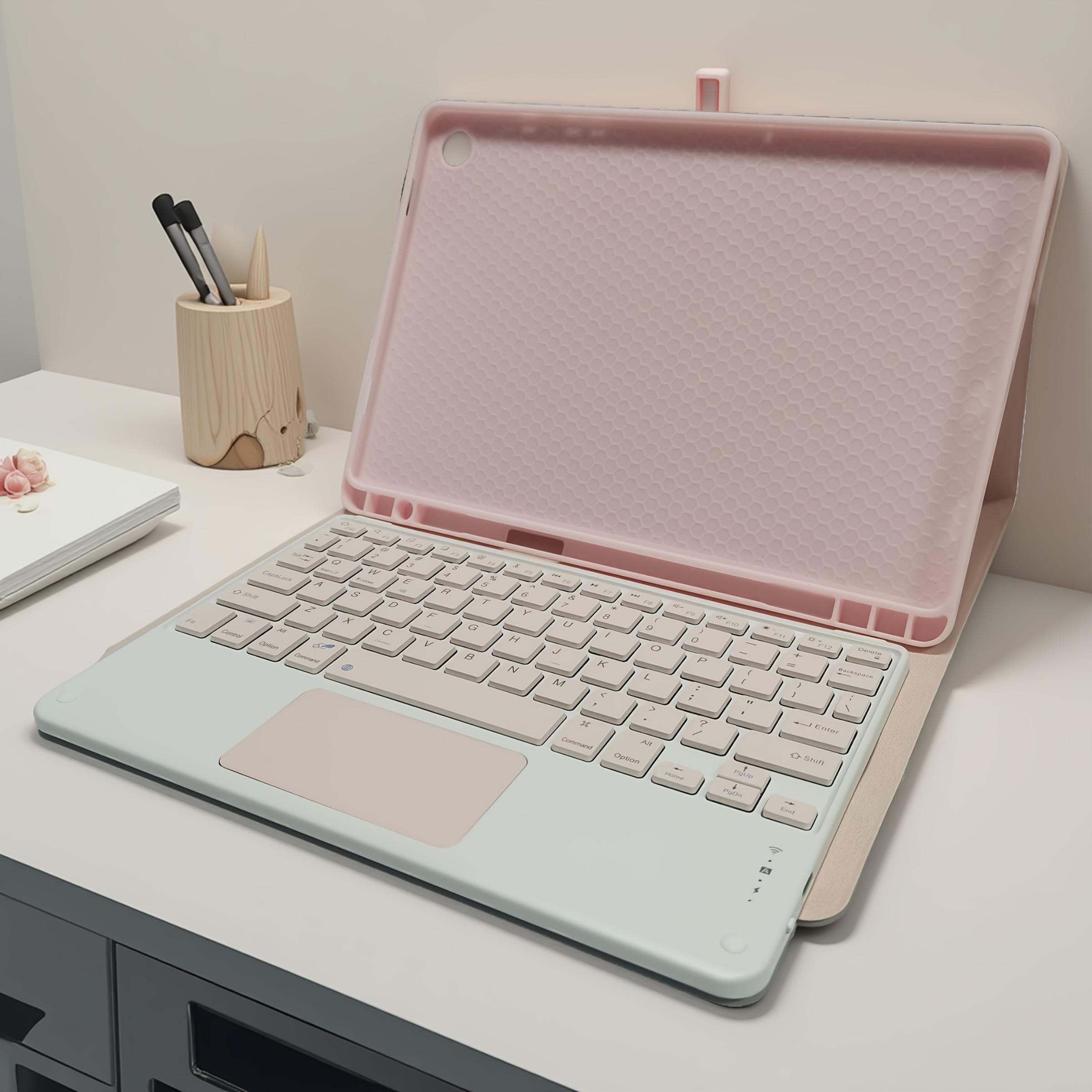 Samsung Galaxy Tab A9 Plus/a11+ Keyboard Case, Bluetooth-compatible Mouse Combo, Detachable Rechargeable Touchpad, Type-C Port, 280mah Battery