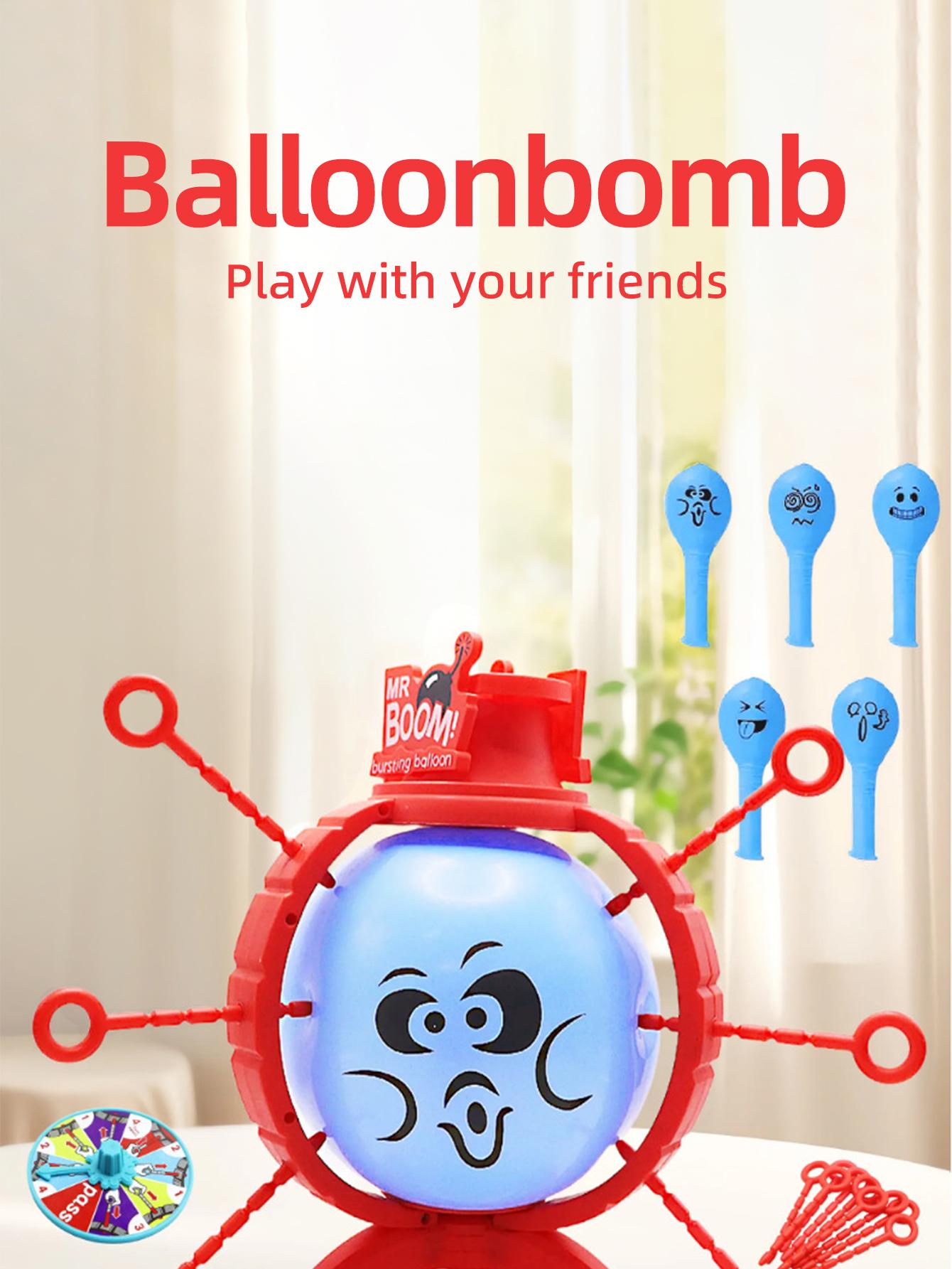 Exploding Balloon Prank Toy, Fun Party Game, Interactive Parent-Child Activity, Educational Board Game, Stress Relief Entertainment, Anime Design, Round