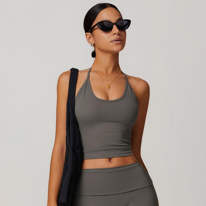 MASKERT Women's Yoga High Elasticity Tank Top Buttery Soft Home Commuting Activewear for Yoga Gym & Fitness MASKERT Women's Yoga High Elasticity Tank Top Buttery Soft Home Commuting Activewear for Yoga Gym & Fitness