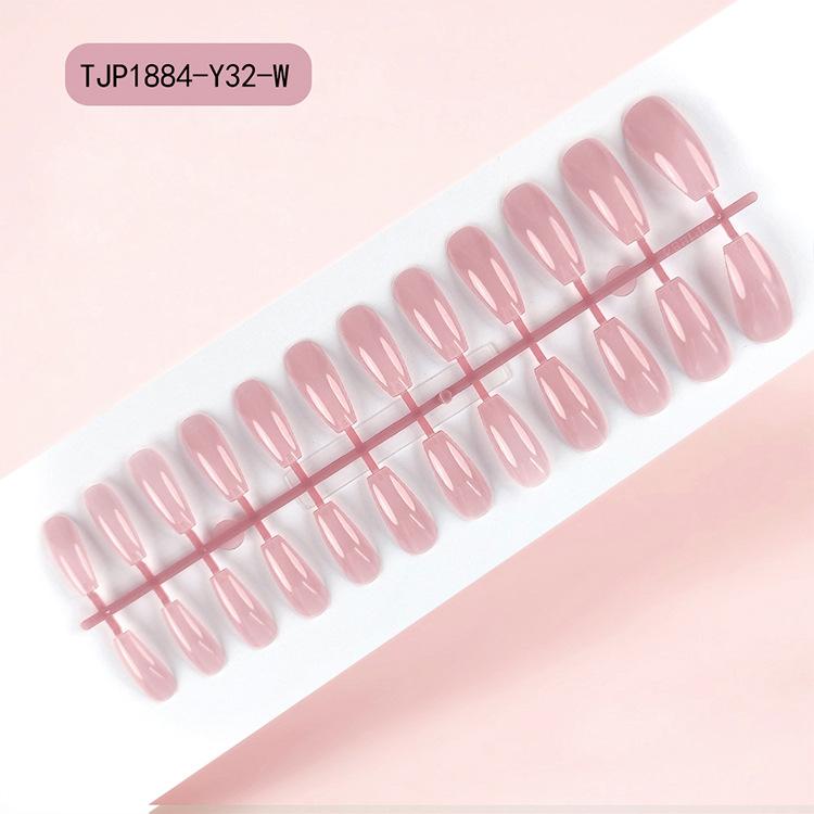 Solid color ballet nail tips wholesale, uncoated UV false nail patches, extra-long manicure press-on nails, Red Press on Nails Glossy Almond Shape Fake Nails Valentines Day Nails for Women