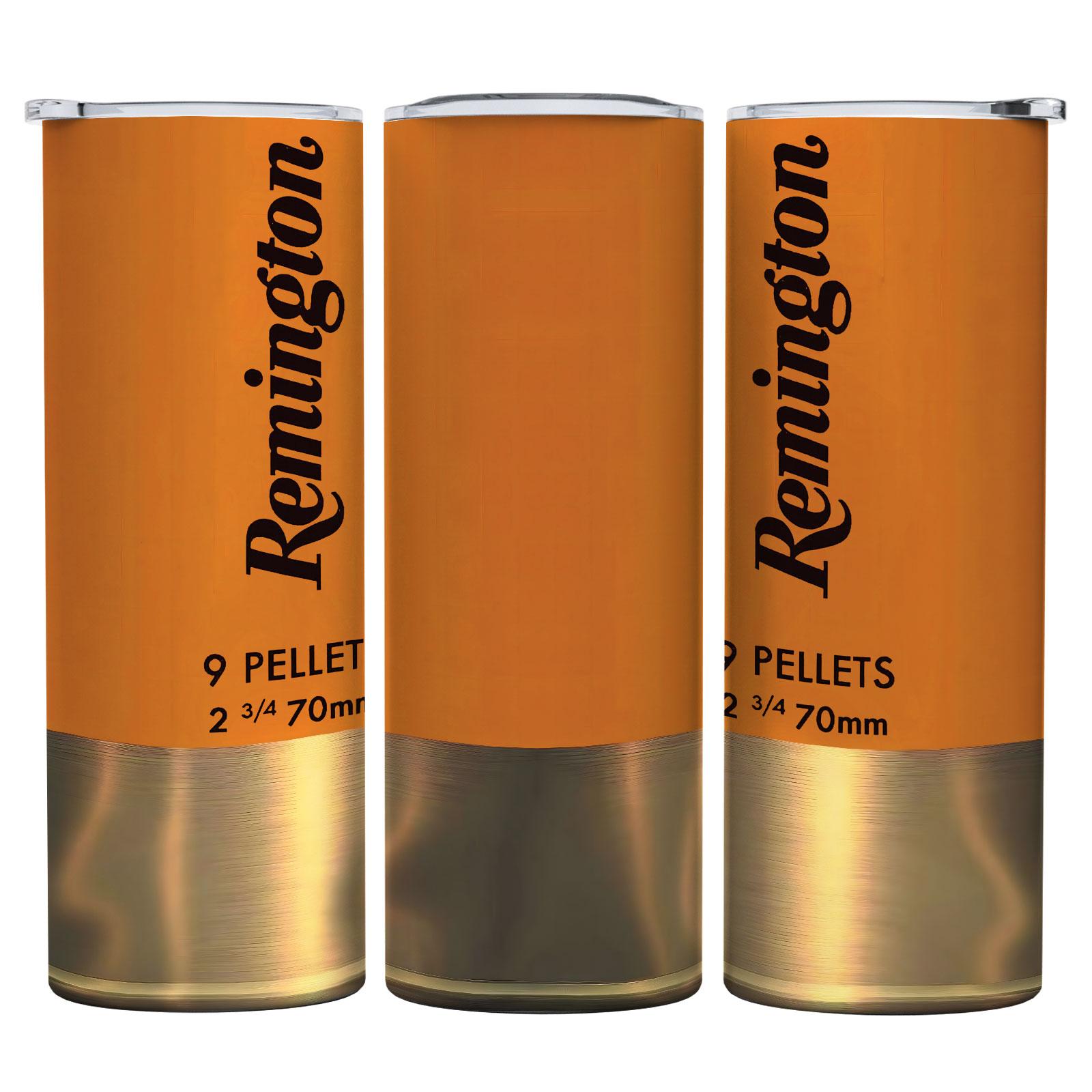 1pc 12 Gauge Shotgun Shell Style Stainless Steel Tumbler, 16 Designs Available, with Lid and Straw, Hunting Gift for Men, Outdoor Sports Insulated Mug, Insulated Travel Drinkware, Christmas, water bottles, thermos