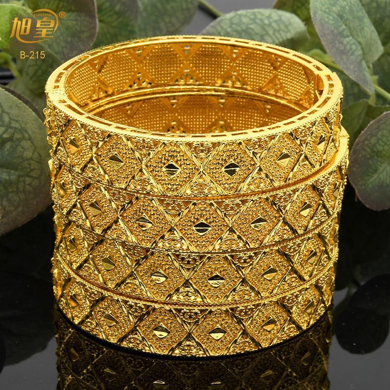 Dubai Charm Hard Bracelets Bangles For Women Gold Plated Indian African Ethiopian Arabic Hand Jewelry Wedding Gifts Dubai Charm Hard Bracelets Bangles For Women Gold Plated Indian African Ethiopian Arabic Hand Jewelry Wedding Gifts
