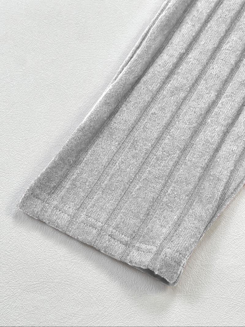 Plus Size Women's V Neck Knit Top, Sexy Ultra Soft Elastic Lightweight Fabric, Elegant Casual Fashion for Spring & Fall Seasons