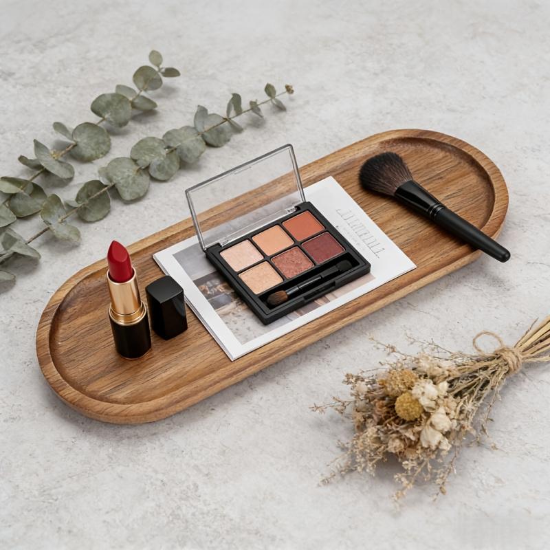 Bathroom Tray, Multi-Functional Storage Dish, Jewelry Tray, Suitable for Jewels, Cosmetics, Candles, Lotion, Perfume, Home Decor