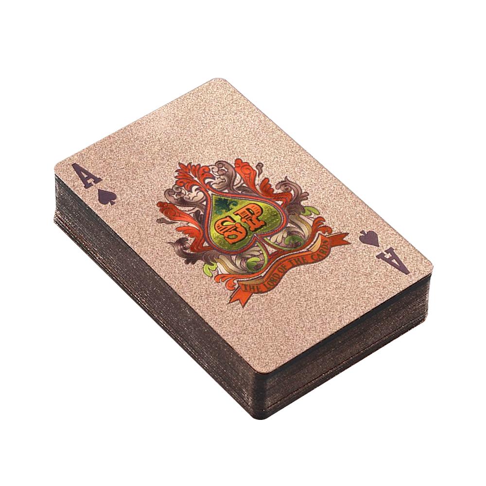 Champagne Rose Pink Waterproof Diamond Playing Cards – Luxurious, Durable & Flexible Poker Deck for Game Night and Christmas Gifts   Party Cardsgame