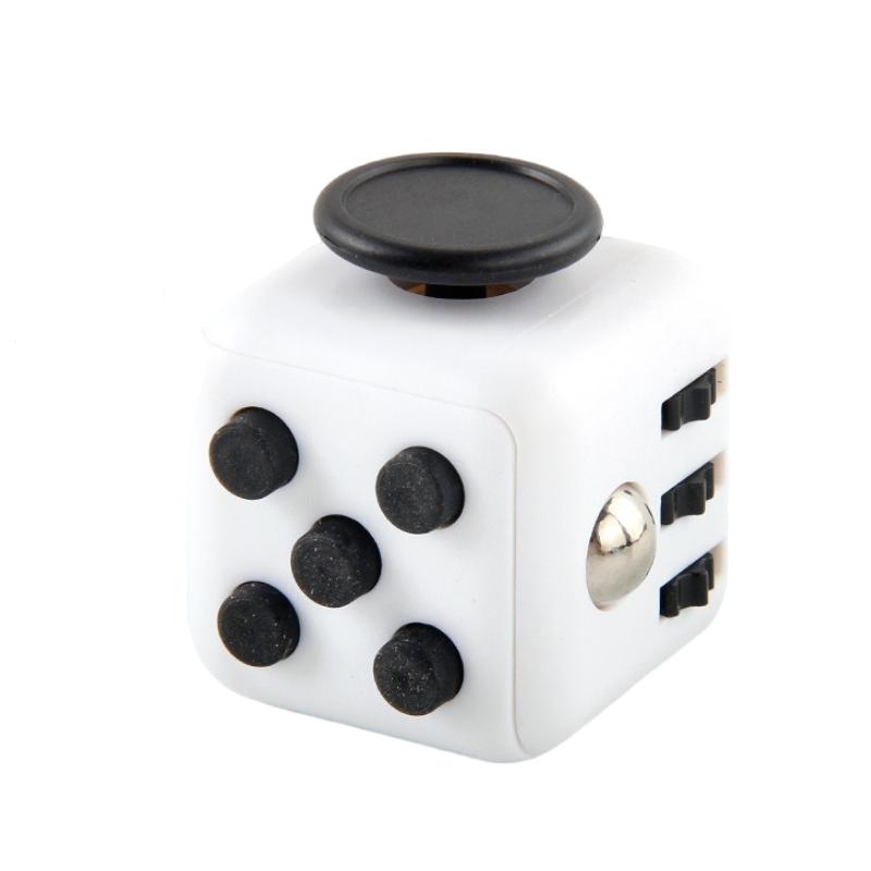 Colorful 6-Sided Press Finger Magic Cube Dice, Novelty Magic Dice Toy, Stress-Relief Fidget Relief Sensory Toy, Fingertip Vent Toy, Gift For Children And Adults, Stress Relief Fidgeting