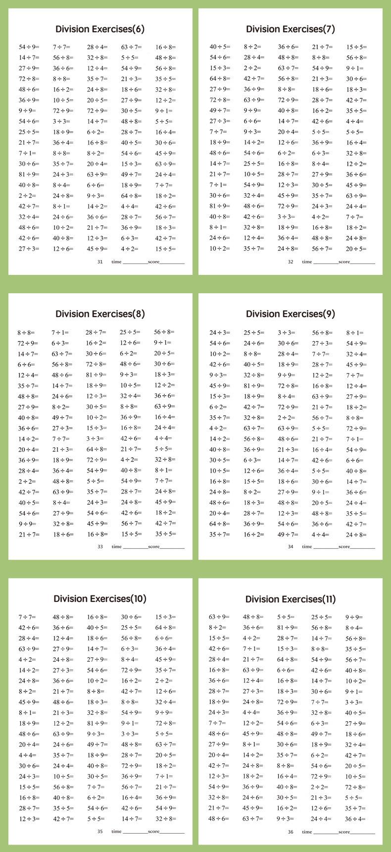 A workbook, Math learning book, designed for children to practice math problems, focusing on nine-nine multiplication in multiplication and division, handwritten math book enhances computational skills and promotes critical thinking