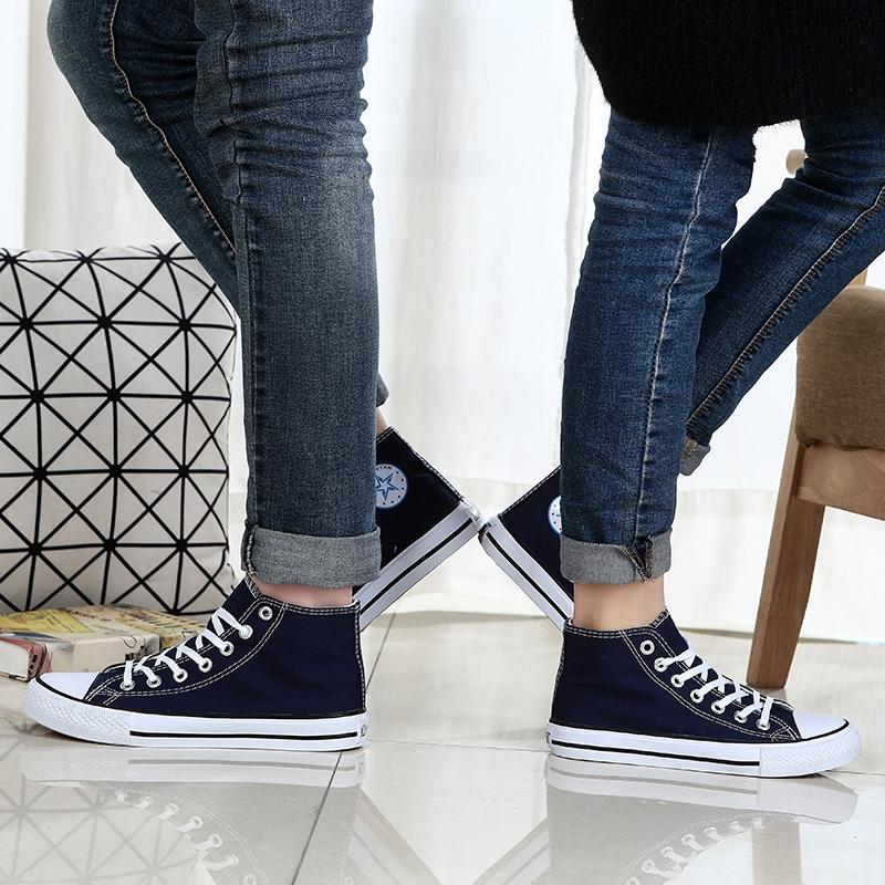 Unisex High Top Canvas Shoes, Classic Design, Versatile All-Season Footwear, Suitable for Various Occasions, Comfortable and Stylish