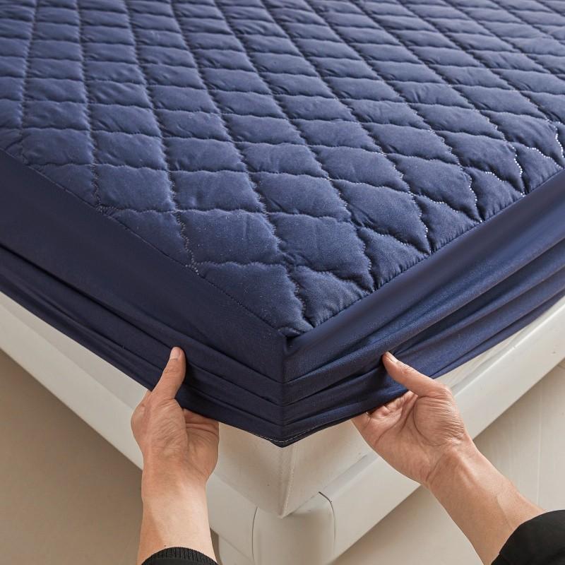 2/3pcs Waterproof Mattress Protector, Deep Pocket for 30cm Depth, Soft and Breathable, Washable, Suitable for Bedroom, Guest Room, Apartment, Dormitory