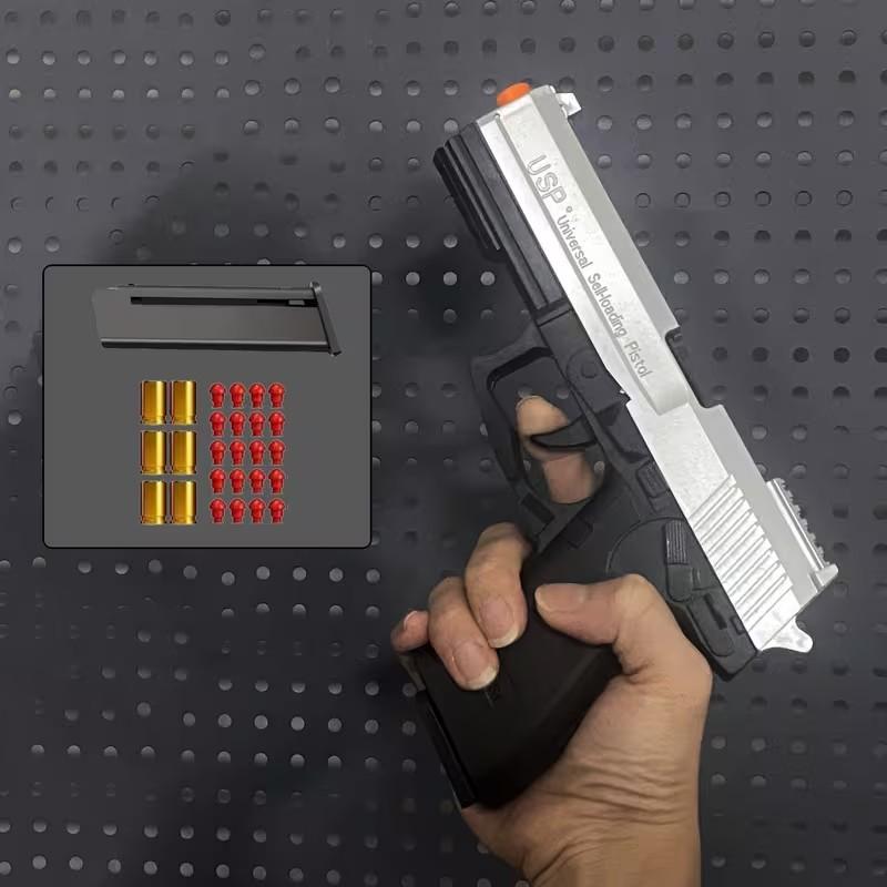 Technology-Infused Repeating Launch Toy, Automatic Mechanical Structure Set, Semi-Automatic Shell Throwing Model, Safe Abs Plastic, Kids Ages 6+