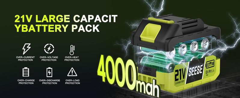 SEESE Cordless Leaf Blower Violent Turbo Fan, Brushless Pure Copper Motor Jet Fan with Battery, Cordless TurboSuper Power Air Duster for Car Drying, Post-WashCleaning & Snow Removal SEESE Cordless Leaf Blower Violent Turbo Fan, Brushless Pure Copper Motor Jet Fan with Battery, Cordless TurboSuper Power Air Duster for Car Drying, Post-WashCleaning & Snow Removal