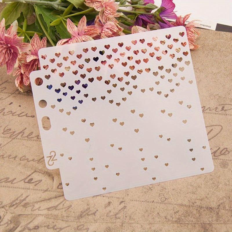 Love of All Sizes DIY Craft Layering Stencils for Wall Painting Scrapbooking Album Decorative Paper Cards Spray Painting Tools