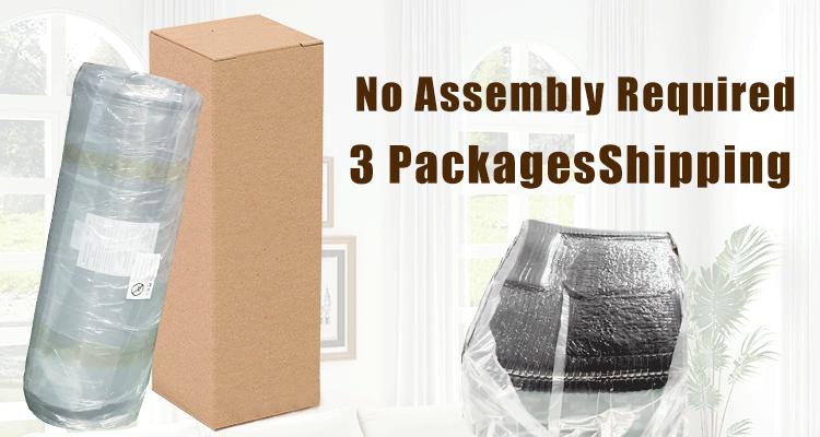 [Christmas] [3 or 2 Packages Shipped]Niccae 132.5" U Shape Modular Sectional Sofa, Corduroy Fabric Oversized Sectional Couch, 5 Seat U Shaped Couch with 2 Pillows for Living Room, Bedroom, Office, No Assembly Require