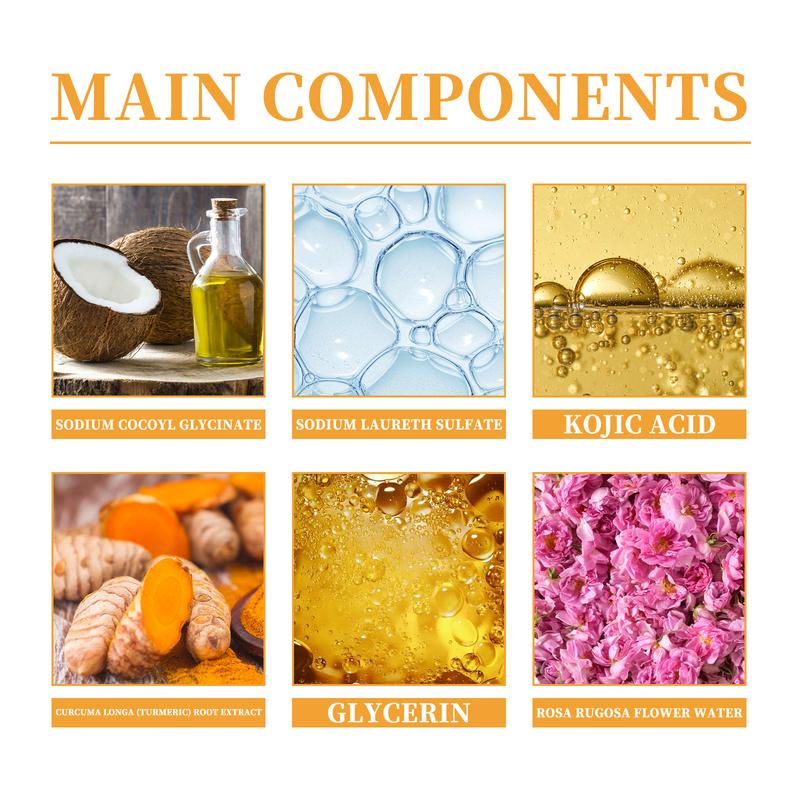 3 in 1 : Turmeric Cleansing Wash Set | Purchase Foam Cleanser 3.53 oz, Get Exfoliating Tablet 20 pcs + Soap Bar 3.53 oz(3-in-1 Facial turmeric Skincare ) Exfoliate Gentle Pore Radiant Daily Evening 3 in 1 : Turmeric Cleansing Wash Set | Purchase Foam Cleanser 3.53 oz, Get Exfoliating Tablet 20 pcs + Soap Bar 3.53 oz(3-in-1 Facial turmeric Skincare ) Exfoliate Gentle Pore Radiant Daily Evening