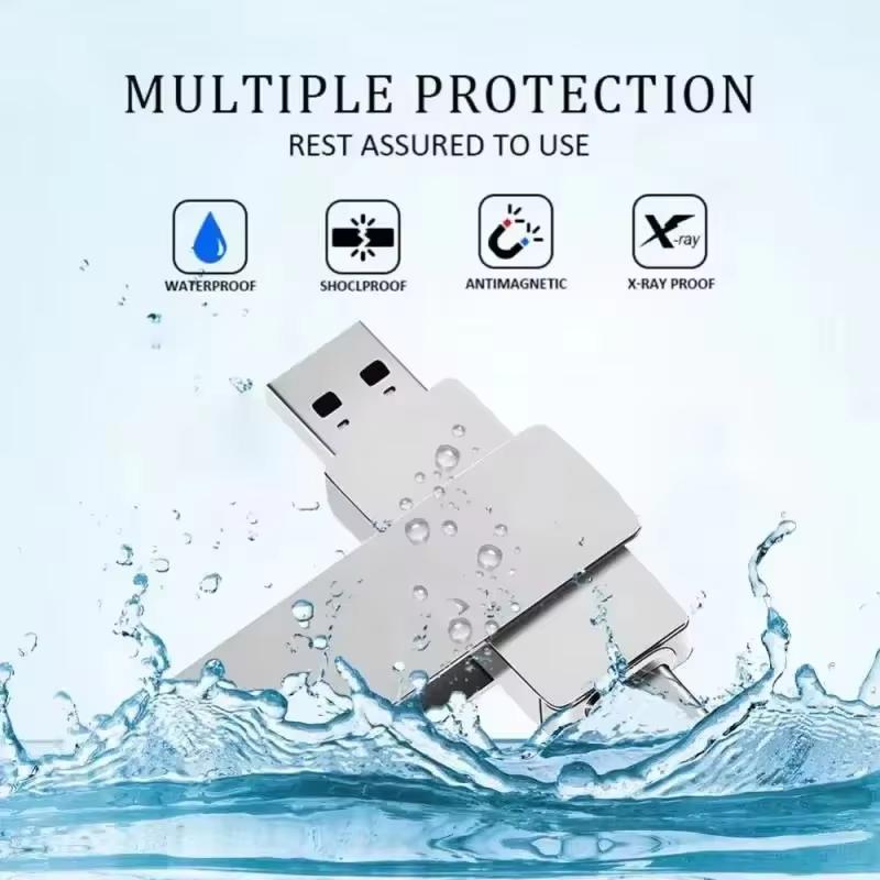 NEW 16TB USB 3.2 Flash Drives High Speed Transfer Metal Pendrive Memory Card Pendrive Flash Disk Memoria Waterproof Stick 2026