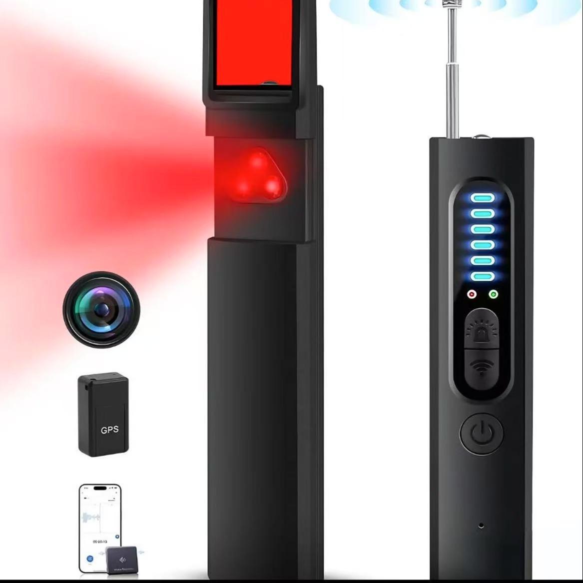 Spring Special Hidden Camera Detector, GPS Tracker Scanner, RF Signal Scanning, Ideal for Office, Travel, Hotel, Car