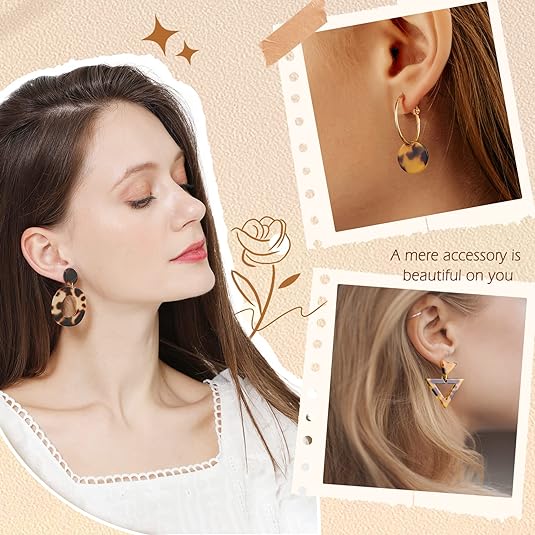 61 Pairs Earrings Funtopia for Women Girls, Funtopia Fashion Tassel Earrings Acrylic Hoop Stud Drop Dangle Earrings for Birthday Party Gift, Assorted Styles and Colors 61 Pairs Earrings Funtopia for Women Girls, Funtopia Fashion Tassel Earrings Acrylic Hoop Stud Drop Dangle Earrings for Birthday Party Gift, Assorted Styles and Colors