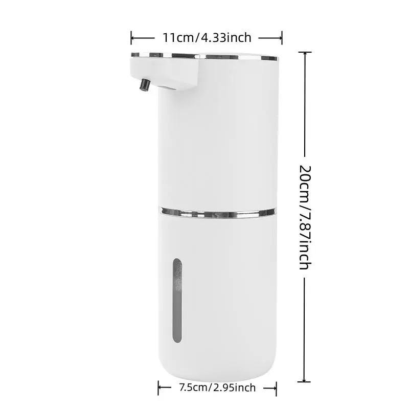 Automatic Wall-Mounted Soap Dispenser with Infrared Sensor, Foam and Hand Sanitizer Machine, USB Charging, Home Bathroom Hygiene Accessory