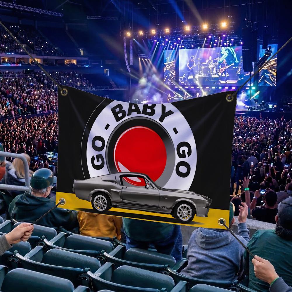 G-Gone in 60 Seconds MOVIE Flags Multi Size Atmosphere Flag, Cheerleading Hand Pulled Banner, Portable Outdoor Event Flag & Wall Decor for Sports, Parties, Home and Room Decoration