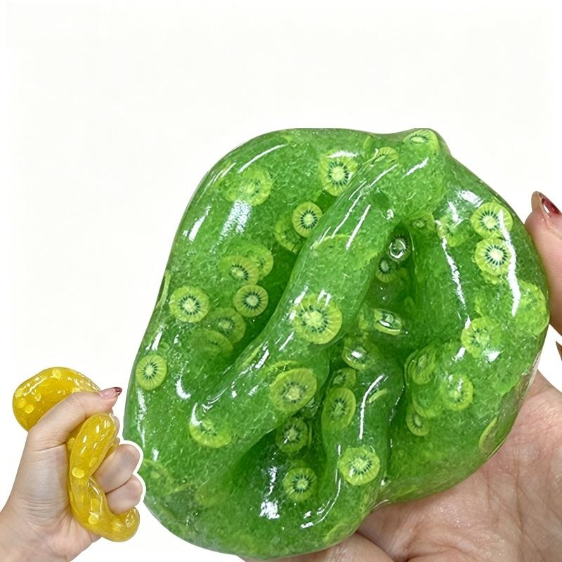 New fructose fruit smoothie handmade ball, squeaky when squeezed, freely moldable, Moldable Stress Reliever, viral squeeze toy for stress relief, Sensory Fidget Relief, Squeeze Fidget Ball
