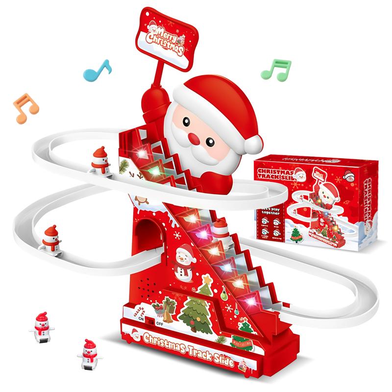 Christmas Track Climbing Stairs Electric Assembled Track Toy Set Climbing Stairs Track Slide Toy Electric Climbing Track Toy for Kids Christmas Track Climbing Stairs Electric Assembled Track Toy Set Climbing Stairs Track Slide Toy Electric Climbing Track Toy for Kids
