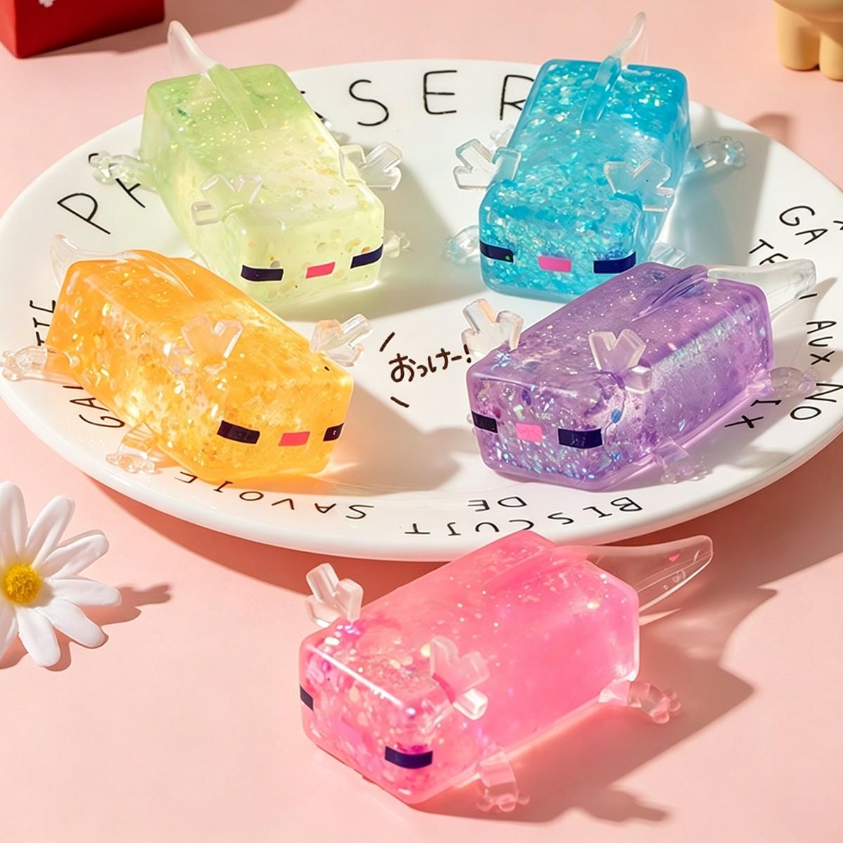 5 Piece Squishy Blind Box Set, Slow Rebound Stress Relief Toy, Soft Q-Tip Fidget Toy, Kids Anxiety Relief Sensory Toy, Party Gift, Birthday Gift