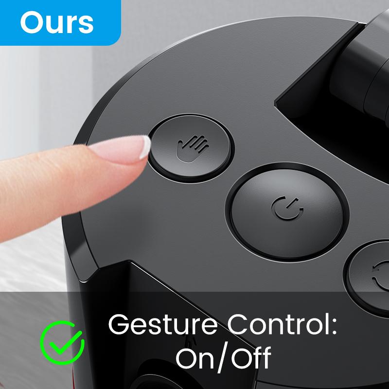 Auto Face Tracking Tripod, No App, Smart Shooting Phone Holder with Remote, 360° Rotation Body Phone Camera Mount Extendable Body Smart Tracking Tripod for Vlog/TIK Tok, Rechargeable Battery (Black)