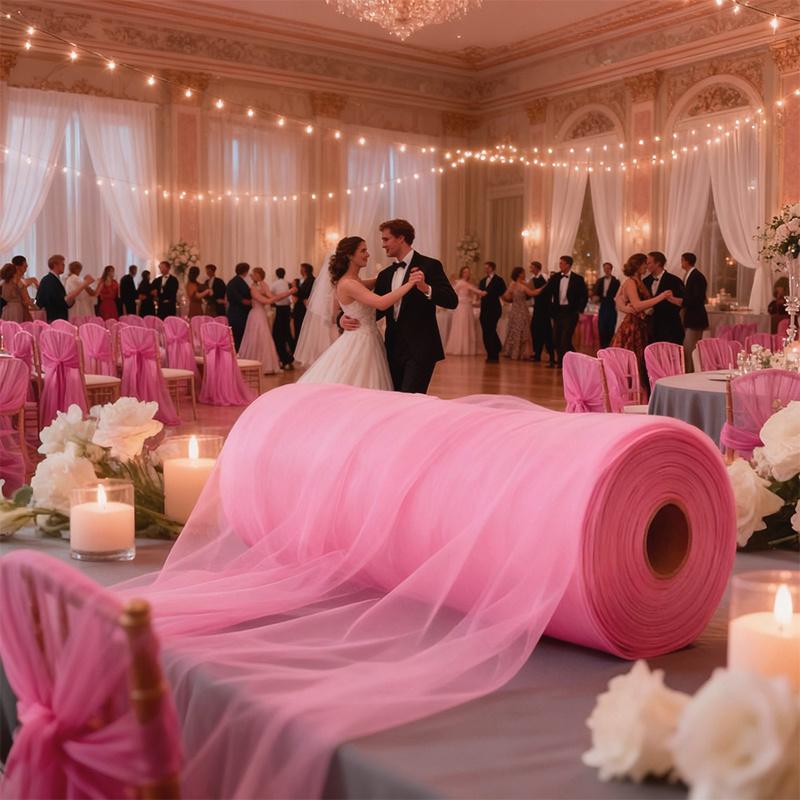 Netting Roll, Christmas Theme Decoration Mesh, Wedding Season Multi-Functional Decor, Valentine's Day, Outdoor Photography Backdrop