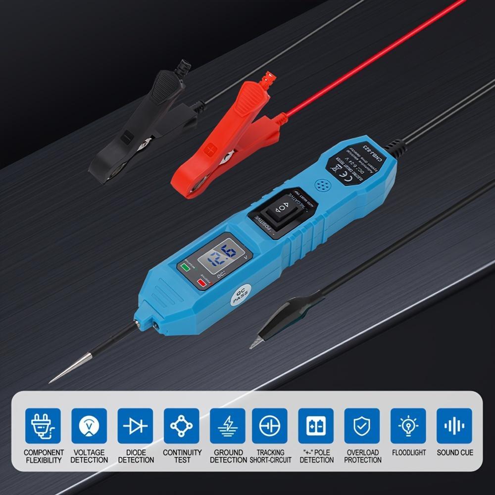 Car Electrical System Tester, DC Car Electric Circuit Tester Multi-functional Electrical System Diagnosis Tool