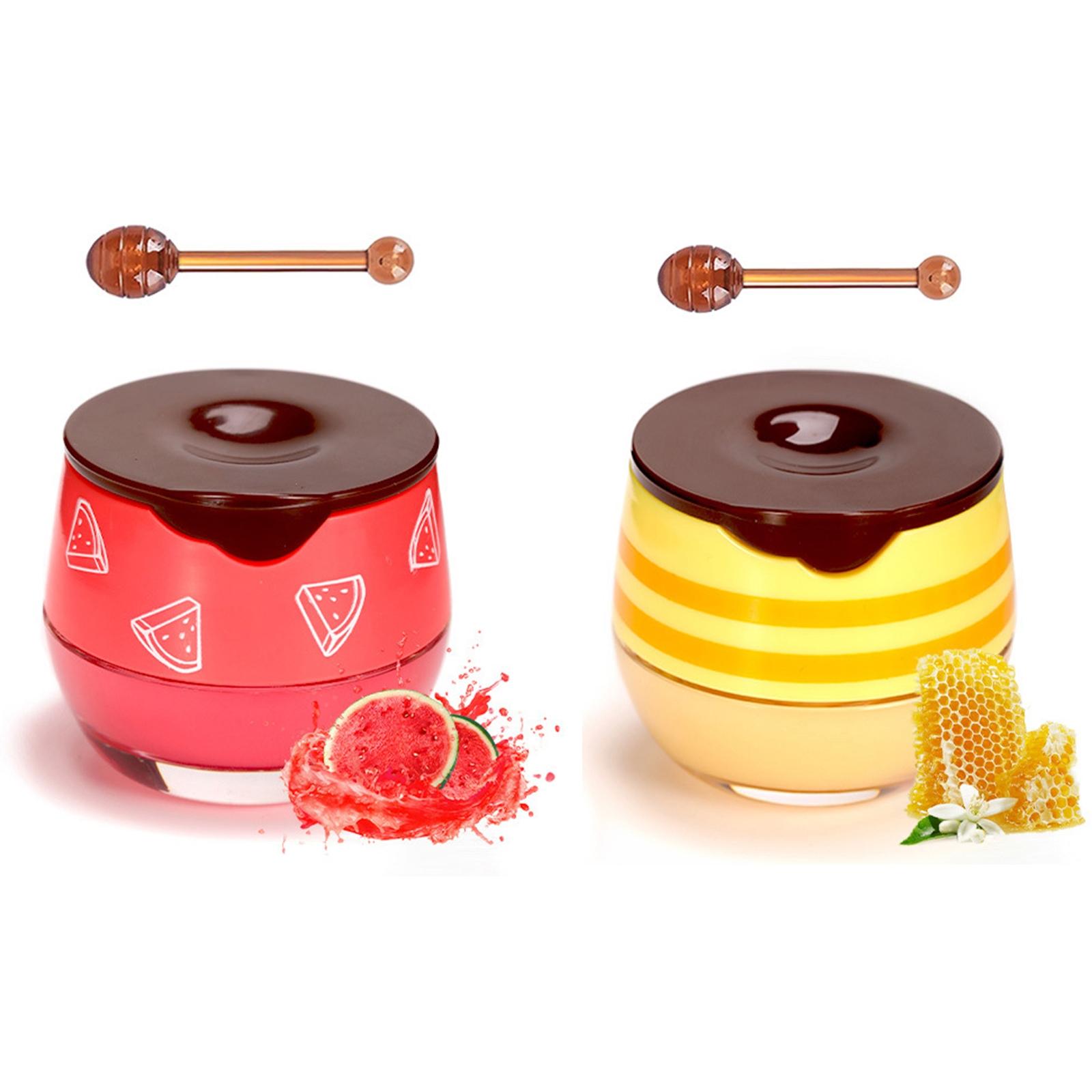 2-Pack Lip Balm Set for Men & Women, Long-Lasting Moisturizing Hydrating Lip Care Base with Fruit Flavor, Ideal for Sports & Daily Use