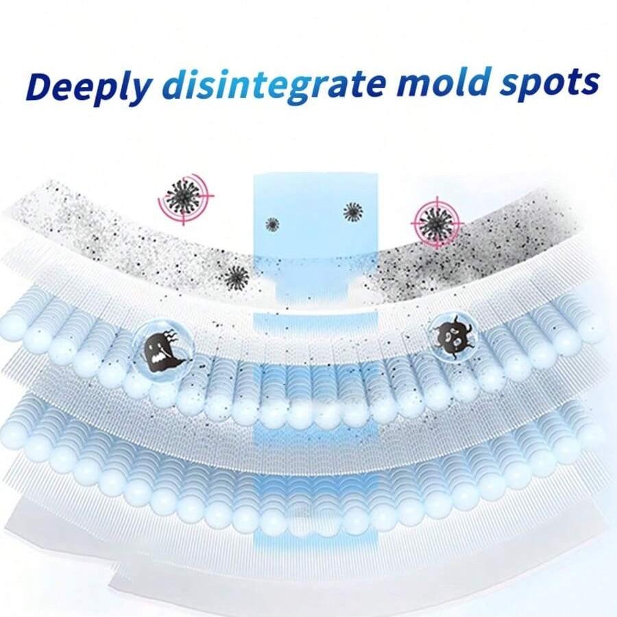 Mold Remover Gel Cleaner, Kitchen Refrigerator Washing Machine Toilet Sink Mold Killer, Effective Mildew Stain Removal Agent