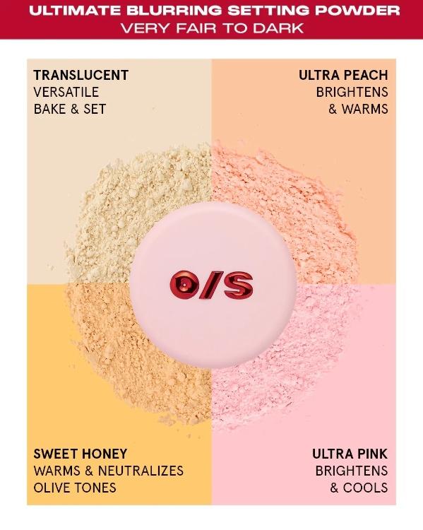 Ultimate Blurring Setting Powder Full Size 1.2 oz - 24-HR Shine Control, All-Day Wear, Blurring & Brightening Loose Powder